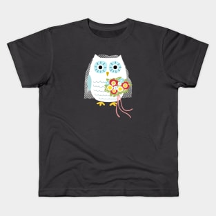 Owl Bride Kids T-Shirt